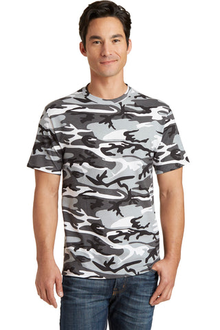 Port & Company Core Cotton Camo Tee (Winter Camo)