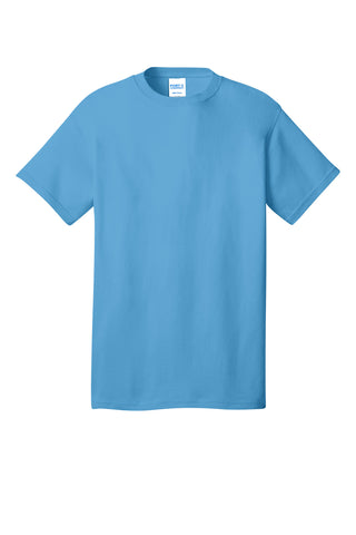 Port & Company Core Cotton DTG Tee (Aquatic Blue)