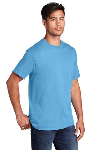 Port & Company Core Cotton DTG Tee (Aquatic Blue)