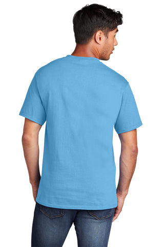 Port & Company Core Cotton DTG Tee (Aquatic Blue)