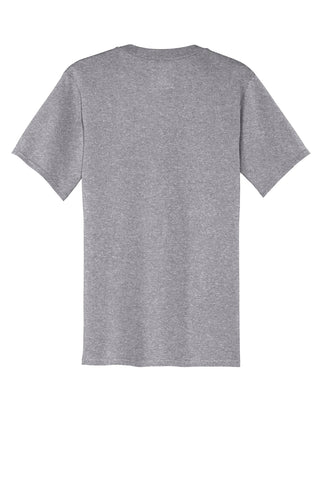 Port & Company Core Cotton Pocket Tee (Athletic Heather)