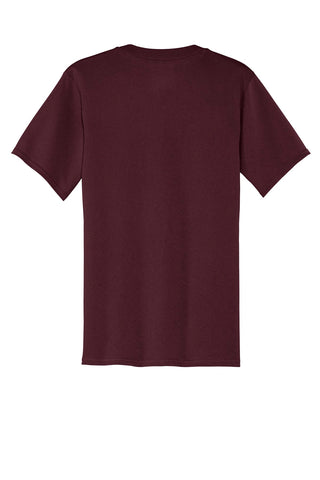 Port & Company Core Cotton Pocket Tee (Athletic Maroon)