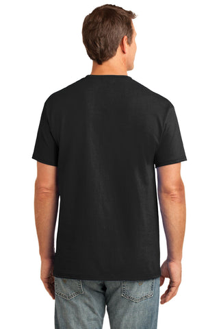 Port & Company Core Cotton Pocket Tee (Jet Black)