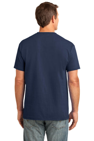 Port & Company Core Cotton Pocket Tee (Navy)