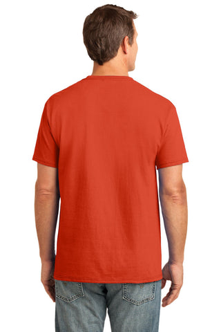 Port & Company Core Cotton Pocket Tee (Orange)