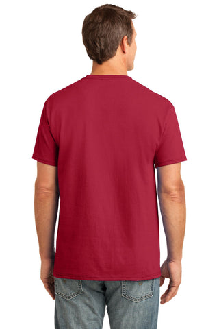 Port & Company Core Cotton Pocket Tee (Red)