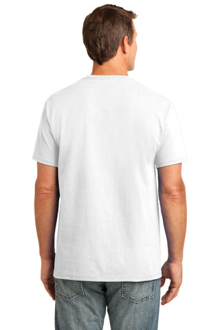 Port & Company Core Cotton Pocket Tee (White)