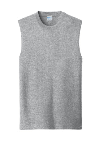 Port & Company Core Cotton Sleeveless Tee (Athletic Heather)