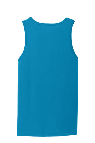 Port & Company Core Cotton Tank Top (Neon Blue)