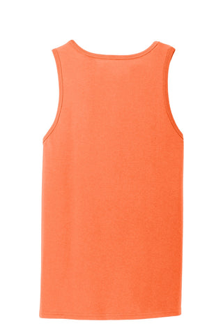 Port & Company Core Cotton Tank Top (Neon Orange)