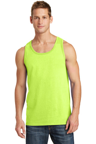 Port & Company Core Cotton Tank Top (Neon Yellow)