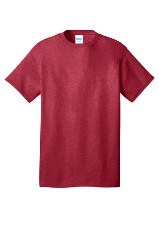 Port & Company Tall Core Cotton Tee (Heather Red)