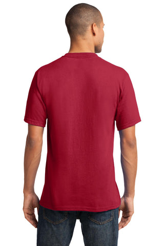 Port & Company Core Cotton V-Neck Tee (Red)