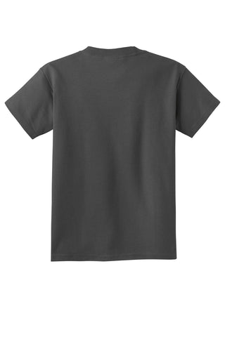 Port & Company Youth Core Cotton DTG Tee (Charcoal)