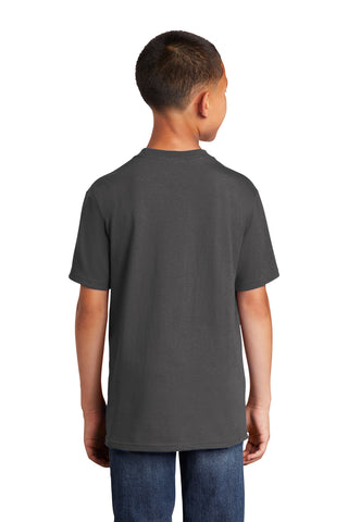 Port & Company Youth Core Cotton DTG Tee (Charcoal)