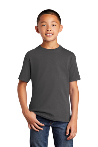Port & Company Youth Core Cotton DTG Tee (Charcoal)