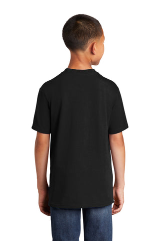 Port & Company Youth Core Cotton DTG Tee (Jet Black)