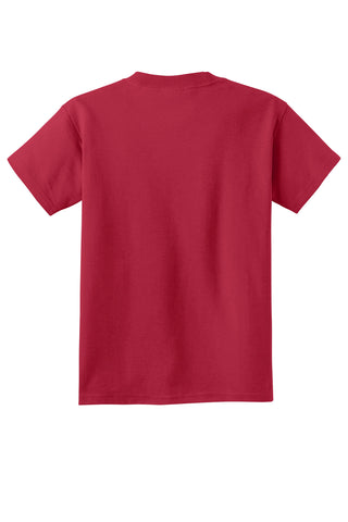 Port & Company Youth Core Cotton DTG Tee (Red)