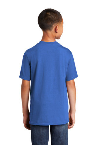 Port & Company Youth Core Cotton DTG Tee (Royal)