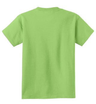 Port & Company Youth Core Cotton Tee (Lime)