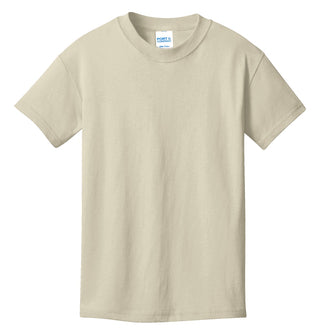 Port & Company Youth Core Cotton Tee (Natural)