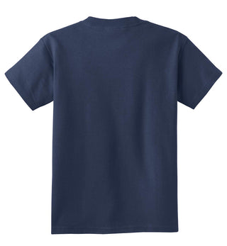 Port & Company Youth Core Cotton Tee (Navy)