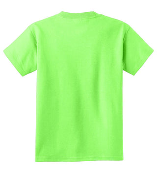 Port & Company Youth Core Cotton Tee (Neon Green*)