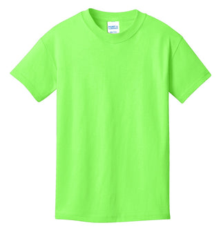 Port & Company Youth Core Cotton Tee (Neon Green*)