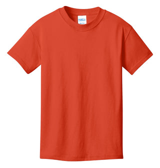 Port & Company Youth Core Cotton Tee (Orange)