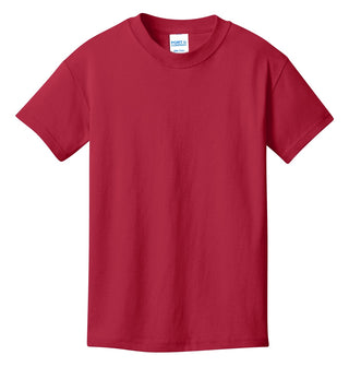 Port & Company Youth Core Cotton Tee (Red)