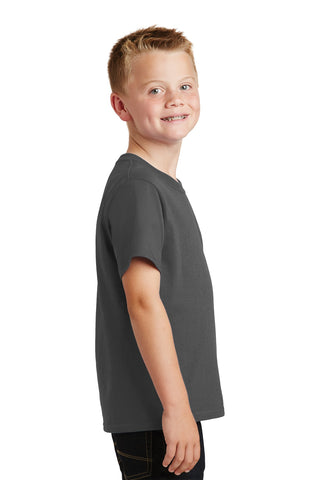 Port & Company Youth Core Cotton Tee (Charcoal)
