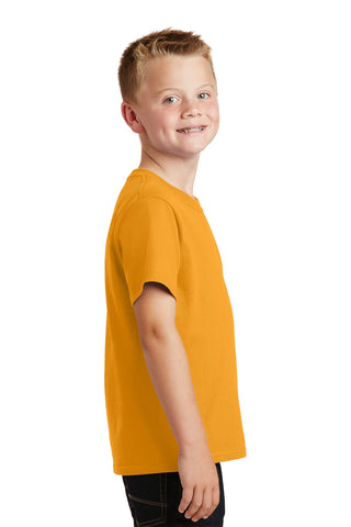 Port & Company Youth Core Cotton Tee (Gold)