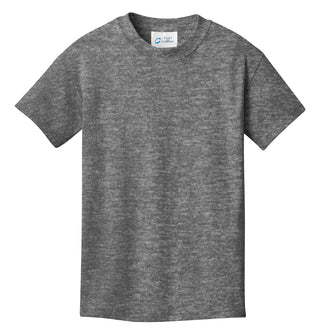 Port & Company Youth Core Cotton Tee (Graphite Heather)