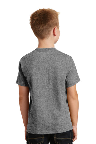 Port & Company Youth Core Cotton Tee (Graphite Heather)