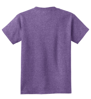 Port & Company Youth Core Cotton Tee (Heather Purple)