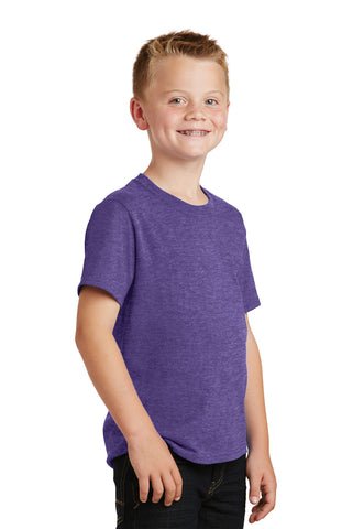 Port & Company Youth Core Cotton Tee (Heather Purple)