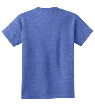 Port & Company Youth Core Cotton Tee (Heather Royal)