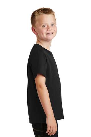 Port & Company Youth Core Cotton Tee (Jet Black)