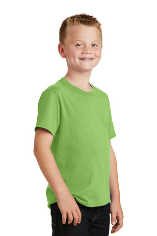 Port & Company Youth Core Cotton Tee (Lime)