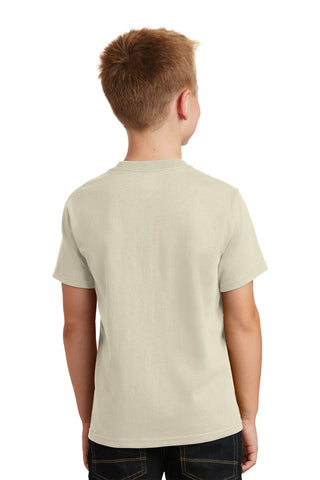 Port & Company Youth Core Cotton Tee (Natural)