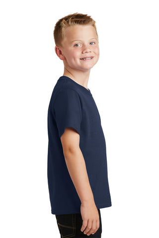 Port & Company Youth Core Cotton Tee (Navy)