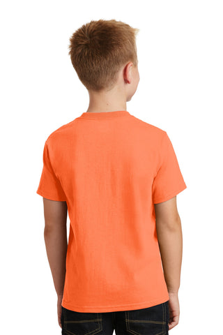 Port & Company Youth Core Cotton Tee (Neon Orange*)