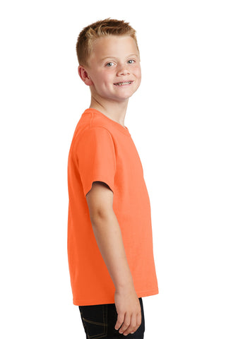 Port & Company Youth Core Cotton Tee (Neon Orange*)