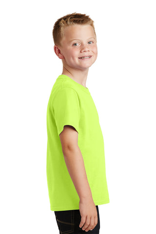 Port & Company Youth Core Cotton Tee (Neon Yellow*)