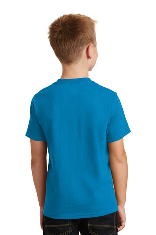 Port & Company Youth Core Cotton Tee (Sapphire)