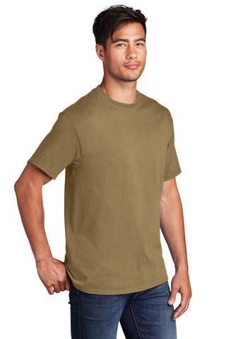 Port & Company Core Cotton Tee (Coyote Brown)