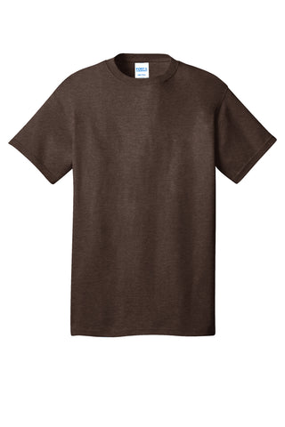 Port & Company Core Cotton Tee (Heather Dark Chocolate Brown*)