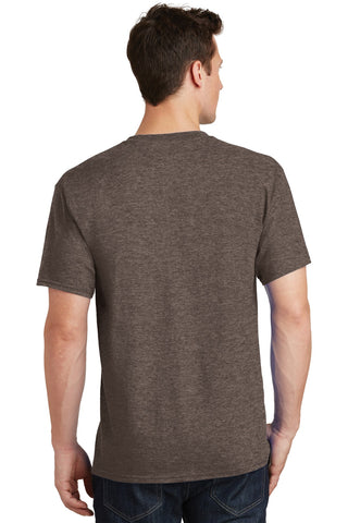 Port & Company Core Cotton Tee (Heather Dark Chocolate Brown*)