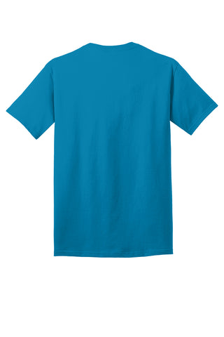 Port & Company Core Cotton Tee (Neon Blue*)