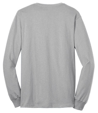 Port & Company Tall Long Sleeve Core Blend Tee (Ash)